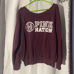 Pink Crewneck sweater size large